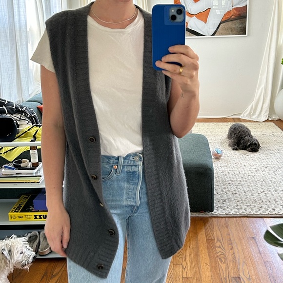 Jenni Kayne Cashmere Vest/Sweater - Picture 1 of 4